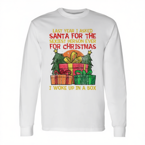 Christmas Bachelor <b>Raglan</b> Baseball Tee <b>Long</b> <b>Sleeve</b> <b>T</b>-<b>Shirt</b> - Product Image 2