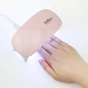 Hot Sale SUN MINI 6W UV LED Lamp Nail Dryer Portable USB Cable Sun Mini Nail Lamp For Gel Polish Curing