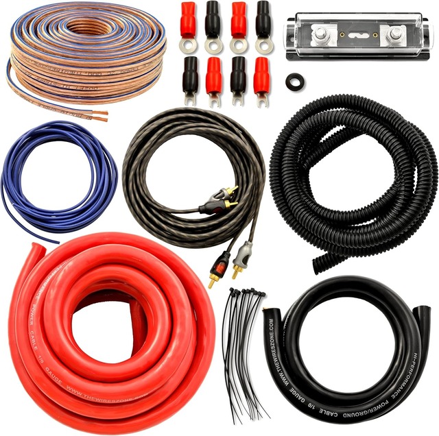 China Factory Wholesale Amplifier Installation Wiring Kit Car Audio 4 Gauge Flexible Wire