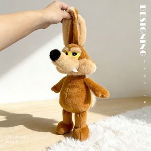 Peluche di Lupo a Coda Lunga all'Ingrosso, Giocattolo di Volpe Super Morbido con Coda Soffice, Bambola Abbracciabile per Bambini, Animale di Peluche Coccolabile - Product Image 4