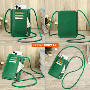AndoBag Fashion Phone Crossbody Bags for Men Women Genuine Cow Leather Shoulder Bag Card Holder <b>Small</b> Wallet <b>Purse</b> 3057 - Product Image 4