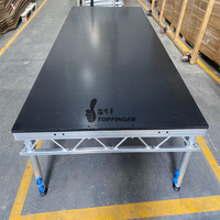 Plateforme de Scène Litedeck Topfinger 2026 pour Concerts en Extérieur, 4x8 pieds, Escalier Intérieur, Podium, Plateforme en Aluminium – Vente Chaude