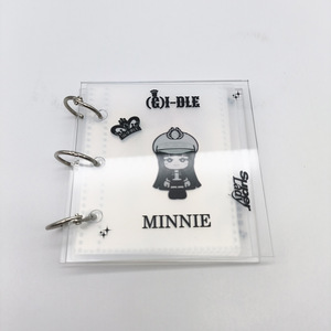 Album de cartes KPOP <span class=keywords><strong>GIDLE</strong></span>, musique Super Lady, album de dessins animés, acrylique, plastique, Soyeon, Miyeon, style coréen, YUQI, fans, petites collections de cartes - Product Image 3