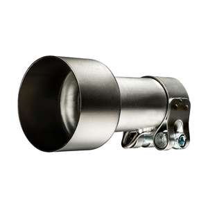 Ingresso di scarico 13420 universale per tutte le bici nuovo tubo silenziatore di scarico moto in acciaio inox con adattatore 51mm - Product Image 1