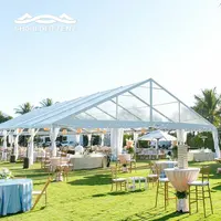 1000 Personen Festzelt klares Dach im Freien transparentes Hochzeits zelt für Luxus-Hochzeits feier Event