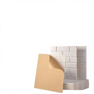 Paneles Acústicos de Fibra de Poliéster de Diseño Moderno, 168 Piezas por Caja, Paneles Insonorizantes para Sala de Estar, Dormitorio, Apartamento, Hotel, con Pegamento - Product Image 3