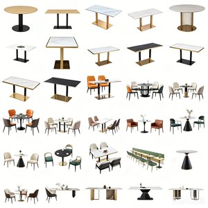 <span class=keywords><strong>Mesa</strong></span> de Centro <span class=keywords><strong>Rectangular</strong></span> Moderna de <span class=keywords><strong>Alta</strong></span> Gama con Patrón de Mármol en Piedra Sinterizada para Vestíbulo de Hotel y Recepción de Oficina - Product Image 5