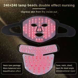 EYCO-<span class=keywords><strong>Masque</strong></span> facial anti-âge blanchissant, charge USB, thérapie par la lumière rouge, traitement de l'acné par photons en silicone - Product Image 4