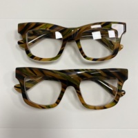 Déstockage de montures de lunettes vintage en acétate épais, montures de lunettes optiques pour hommes et femmes, vente en gros mixte