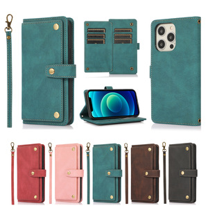 Étui portefeuille de luxe en PU + TPU à rabat au design de coeur pour I Phone 15 porte-cartes et sac de téléphone portable - Product Image 3