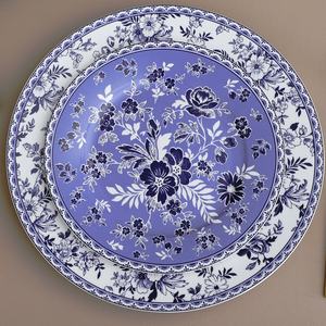 Set di <span class=keywords><strong>Piatti</strong></span> Piani Floreali <span class=keywords><strong>Vintage</strong></span> in Porcellana e Ceramica per Eventi e Matrimoni, Piatto Decorativo - Product Image 3