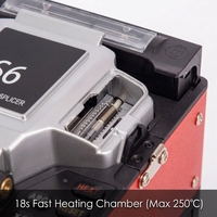 Épisseuse par fusion de fibres FTTH S6, machine à épisser à alignement de cœur haute performance avec cisaille à fibres, kit complet