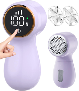เครื่องกำจัดขุยผ้าไฟฟ้าแบบมืออาชีพ 6 ใบมีด กำจัดขุยผ้าขนสัตว์ แบบชาร์จไฟได้ พร้อมหน้าจอ LCD - Product Image 1