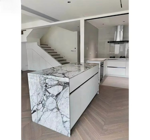 Mármol Blanco Calacatta Viola de Lujo Moderno con Vetas Grises en Losas para Encimeras de Cocina - Product Image 4