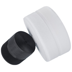 Cinta de gancho y bucle de nailon integrada del fabricante en blanco y negro, resistente a la abrasión y a los químicos, sin pelusas, tipo cinta mágica de la misma superficie. - Product Image 5