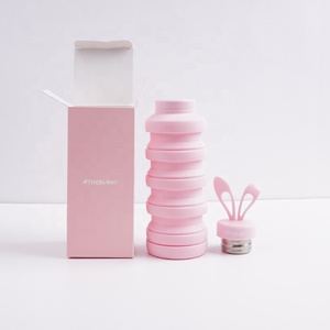 ขวดน้ำกีฬาซิลิโคนแบบพับได้ ปลอดสาร BPA เป็นมิตรกับสิ่งแวดล้อม ใช้ดื่มน้ำร้อนและน้ำเย็นได้โดยตรง - Product Image 1