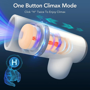 Masturbador Masculino Automático, Bomba para Pene de Manos Libres, 9 Velocidades de Empuje, Vagina de Bolsillo con Textura de Silicona Realista en 3D, Estimulador Masculino - Product Image 3
