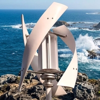 Éolienne verticale à 3 pales de 10 kW pour éclairage public hybride industriel, 220 V pour applications électromagnétiques