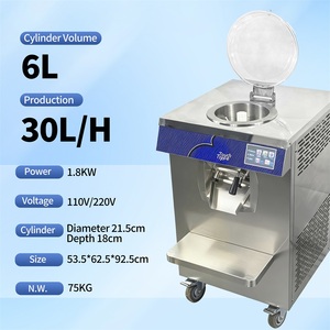 Mvckyi Gelatiera Automatica 30L/H 110V con Schermo Touch Smart, Attrezzatura per <span class=keywords><strong>Gelateria</strong></span> in Acciaio Inox 304 per Piccole Imprese - Product Image 2