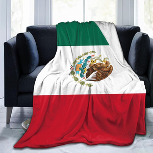 Manta personalizada Mexicana Americana personalizada, mantas con bandera de México, Guatemala, Honduras, <span class=keywords><strong>El</strong></span> Salvador, <span class=keywords><strong>Puerto</strong></span> Rico - Product Image 2