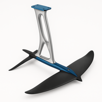 Mât d'hydroptère personnalisé avec ailes en carbone pour SUP Surfboard Kiteboard Wing Foil OEM Aluminium CNC Design