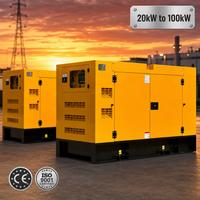 Original Cummins Super Silent Diesel-Stromaggregat 20kW bis 100kW 50Hz 60Hz 3-Phasen