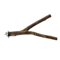 Mini arbre en bois naturel, tronc d'arbre, perchoir pour perroquet, jouet en bois pour cage à oiseaux, décoration, matériau en bois massif, résistant à la morsure