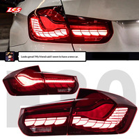 LKS Motion - Luz Trasera LED Roja Modificada para Serie 3 F30/F35/F80 2012-2018, Nueva