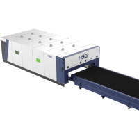 Machine de découpe laser à fibre CNC automatique 3kW GX, modèle entièrement fermé, table navette, refroidissement par eau, contrôle Cypcut pour métaux