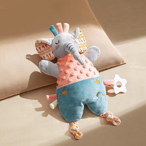 Juguete <span class=keywords><strong>de</strong></span> Peluche para Bebés, Muñeco <span class=keywords><strong>de</strong></span> Elefante Locke, Consolador para Dormir, Juguetes <span class=keywords><strong>de</strong></span> Peluche Suaves con Campana Integrada, Material Seguro y No Tóxico, Masticable - Product Image 1