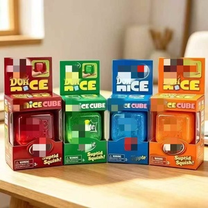 Nouveau jouet anti-stress en forme de cube compressible, magnifique cube souple Dr Pe, jouet de décompression, nouveau cube de cola à pincer pour la décompression - Product Image 2