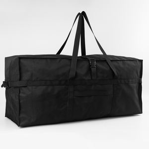 55L 80L 100L 150L aéroport de voyage utilitaire robuste pliable étanche noir Polyester grand sac polochon de voyage - Product Image 2
