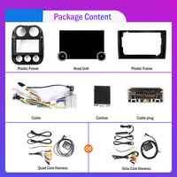 Radio para Auto de 11.8 Pulgadas para Jeep Compass Patriot 2010-2016, Pantalla QLED DIAMOND 2K, Estéreo Android 2Din, Reproductor de DVD para Auto, Carplay, DSP