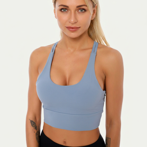 High Quality Soft Stretch Knitted Eco-Friendly Polyester Spandex Casual Tank Sleeve Blouses Women Customized Size Breathable - Product Image 1