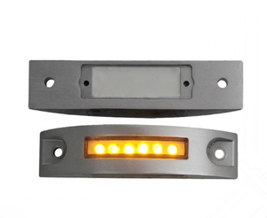 Хорошее качество алюминиевые полукруговые мигающие световые дорожные шпильки - Product Image 1