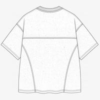 YOUMI ODM/OEM Vente en gros Streetwear T-shirt coupe ample épais délavé à l'acide surdimensionné vintage usé 100% coton pour homme