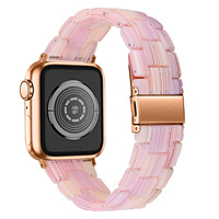 Bracelet de montre en résine imperméable à 3 perles pour Apple Watch 49 mm, bracelet de remplacement universel