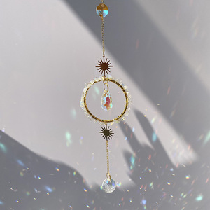 Décoration de fenêtre en cristal naturel gravé motif animal, style attrape-soleil, artisanat suspendu, tendance mode, vente en gros - Product Image 3