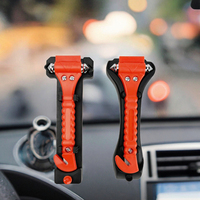 Marteau de sécurité et pince multifonctionnels portables pour voiture, outil d'évacuation d'urgence pour voitures et activités de plein air