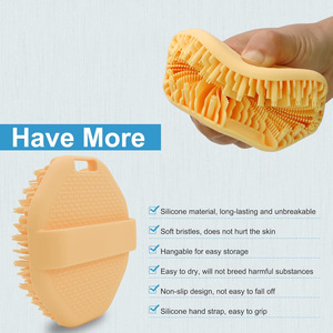 Food Grade Silicone Body Washer Spiral <b>Shower</b> Brush Deep Cleansing Exfoliating Scalp Massage Brush <b>Portable</b> Travel Bath Scrubber - Product Image 6