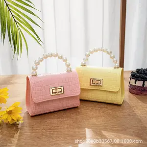 Crocodile Pearl Handheld Jelly Bag Ladies Handbags Foreign Trade Bag Women's Wholesale Mobile Phone Bag