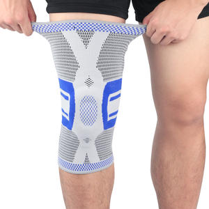 Soporte <span class=keywords><strong>para</strong></span> la rodilla de silicona con relleno de ligamento de rótula, estabilizadores de doble cara de alta elasticidad - Product Image 6