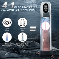 4-in-1 Elektrische Penispumpe und Vakuummasturbator für Gesäß und Prostata, Anale Sexspielzeuge für Männer, Prostatastimulator