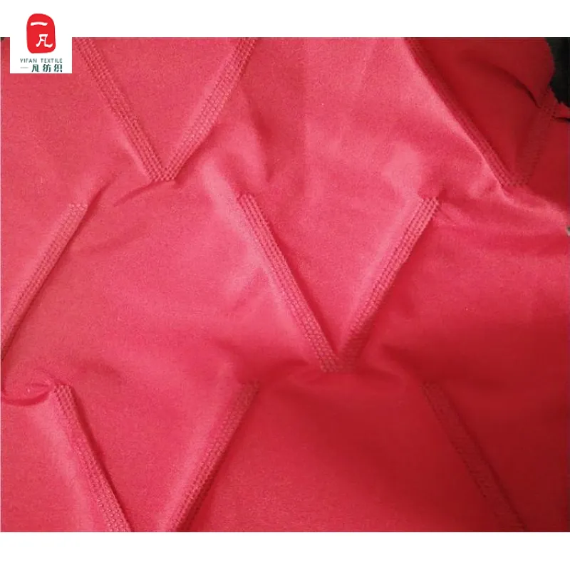 Imitation velvet fabric ultrasonic composite fabric wireless quilting channel cloth offset printing