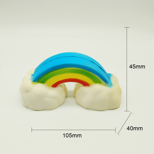 Juguetes de Espuma PU de Arcoíris, Juguetes Educativos Suaves para Aliviar el Estrés para Niños - Product Image 6