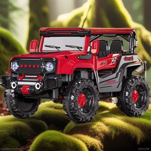 4x4骑乘电动儿童汽车卡车4WD/2WD可切换UTV，带遥控软启动和音乐播放器塑料玩具 - Product Image 5