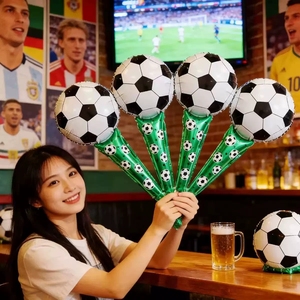 Kit <span class=keywords><strong>de</strong></span> Fête pour Supporters <span class=keywords><strong>de</strong></span> Football avec Bandeau, Bâton <span class=keywords><strong>de</strong></span> Soutien, Ballon et Accessoire Photo pour le Jour du Match, <span class=keywords><strong>Soirée</strong></span> <span class=keywords><strong>de</strong></span> Regard du Match, Fête <span class=keywords><strong>de</strong></span> Tailgate et Fournitures <span class=keywords><strong>de</strong></span> Célébration - Product Image 2