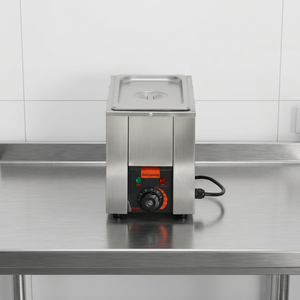 Bain-marie électrique de comptoir professionnel en acier inoxydable pour maintien au chaud des aliments et des soupes pour restaurants et buffets - Product Image 6