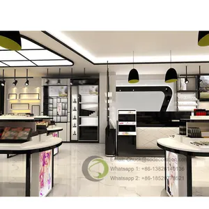 Beauty Salon Display Cabinets Factory Supplier Cosmetic Store Display Shelves Showcase