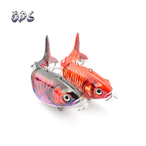 Leurre de pêche robotisé articulé à 4 segments, électrique, rechargeable par USB avec lumière LED - Product Image 5